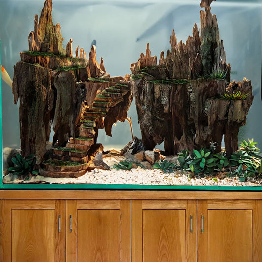 Aquarium driftwood hardscape decorations for fish tank