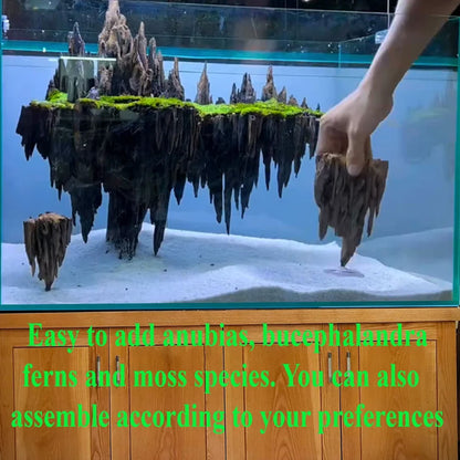 Aquarium hardscape aquascape driftwood bonsai tree wood terrarium background fish tank decor betta