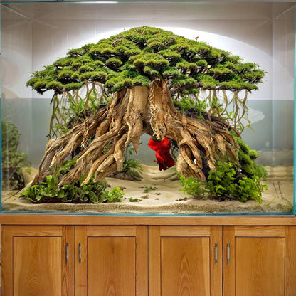 Aquarium bonsai tree cave driftwood plant fish tank decorations