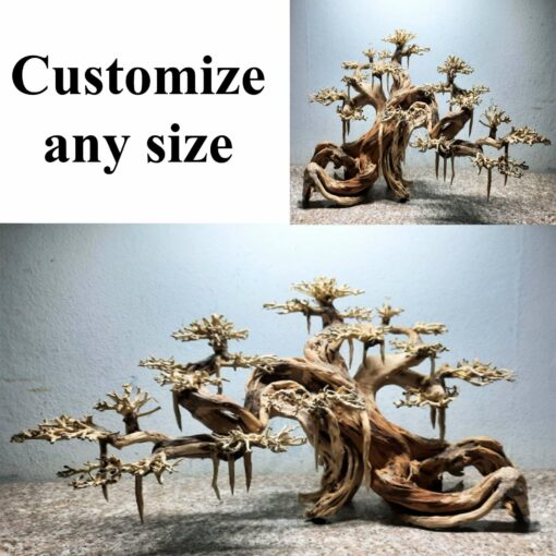 Aquarium driftwood bonsai tree aquascape fish tank decoration