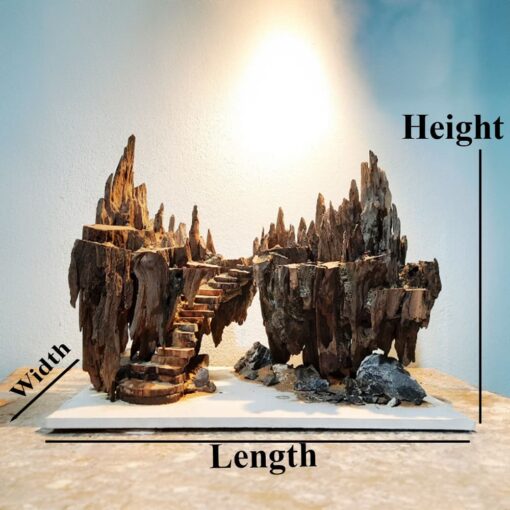 Aquarium driftwood hardscape decorations for fish tank