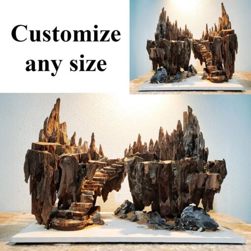 Aquarium driftwood hardscape decorations for fish tank