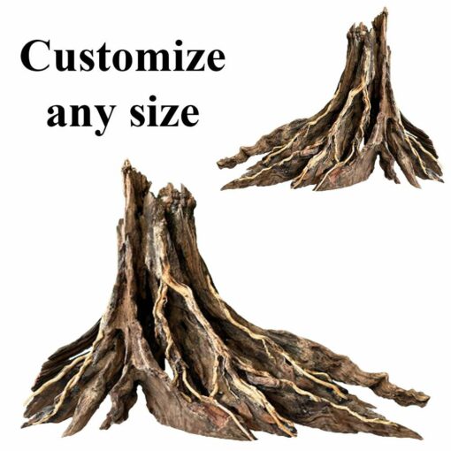 Aquarium driftwood stump wood fish tank plants