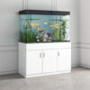 Aquarium stand solid wood cabinet sturdy support for fish tank