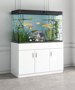 Aquarium stand solid wood cabinet sturdy support for fish tank