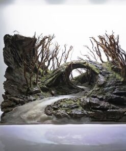 Large aquarium driftwood rock cave aquascape hardscape hideout decorations fish tank 2