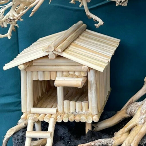 Bonsai driftwood with fish house aquarium fish tank decorations